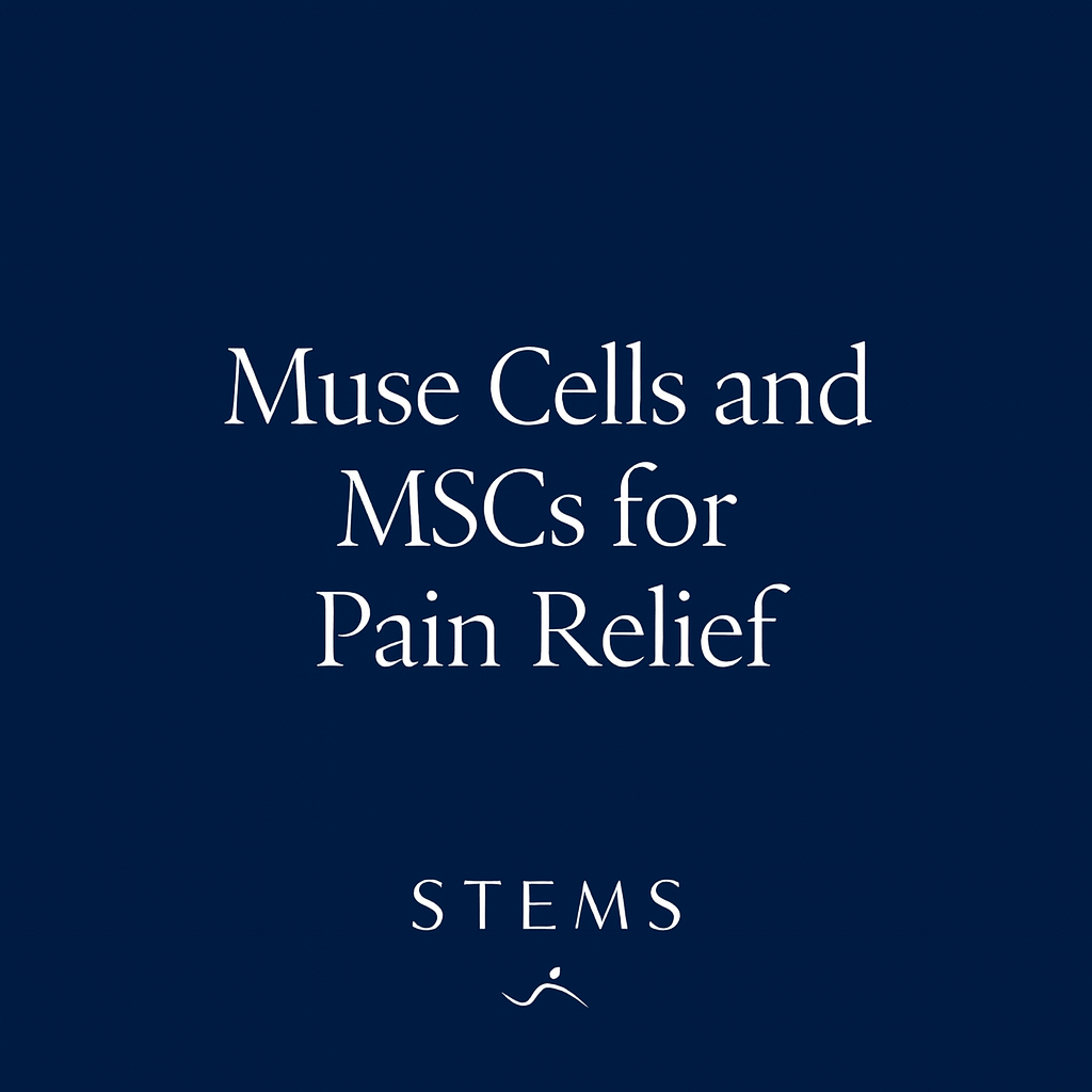 Muse Cells and MSCs for Pain Relief