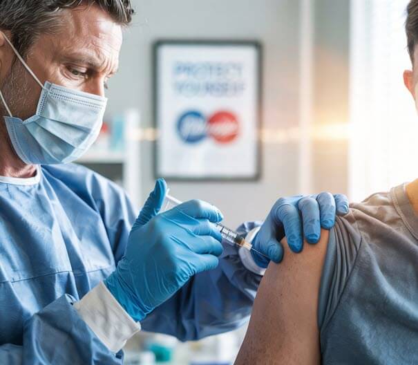 Doctor injecting PRP Miami
