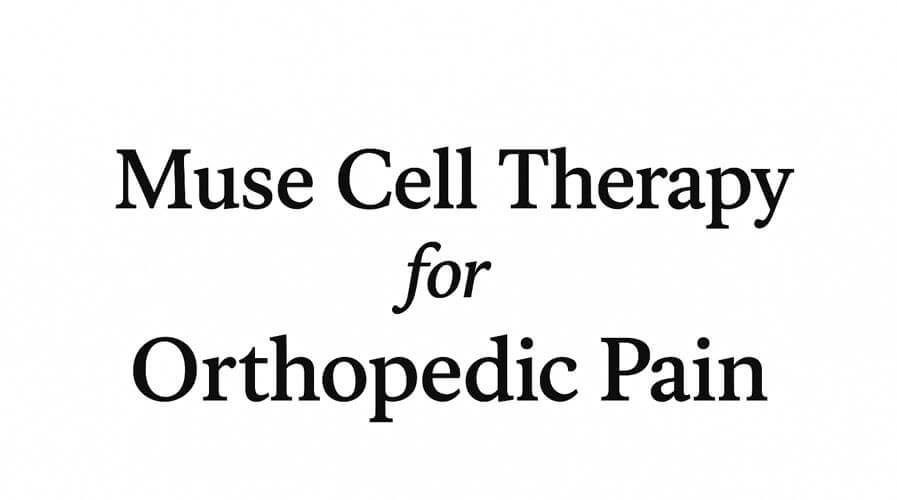 Muse Cell Therapy for Pain