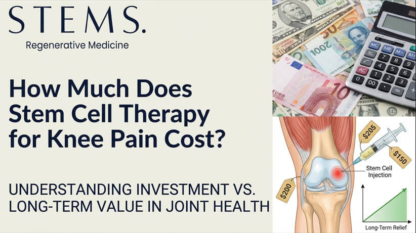 stem cell therapy for knee pain costs - blog title card