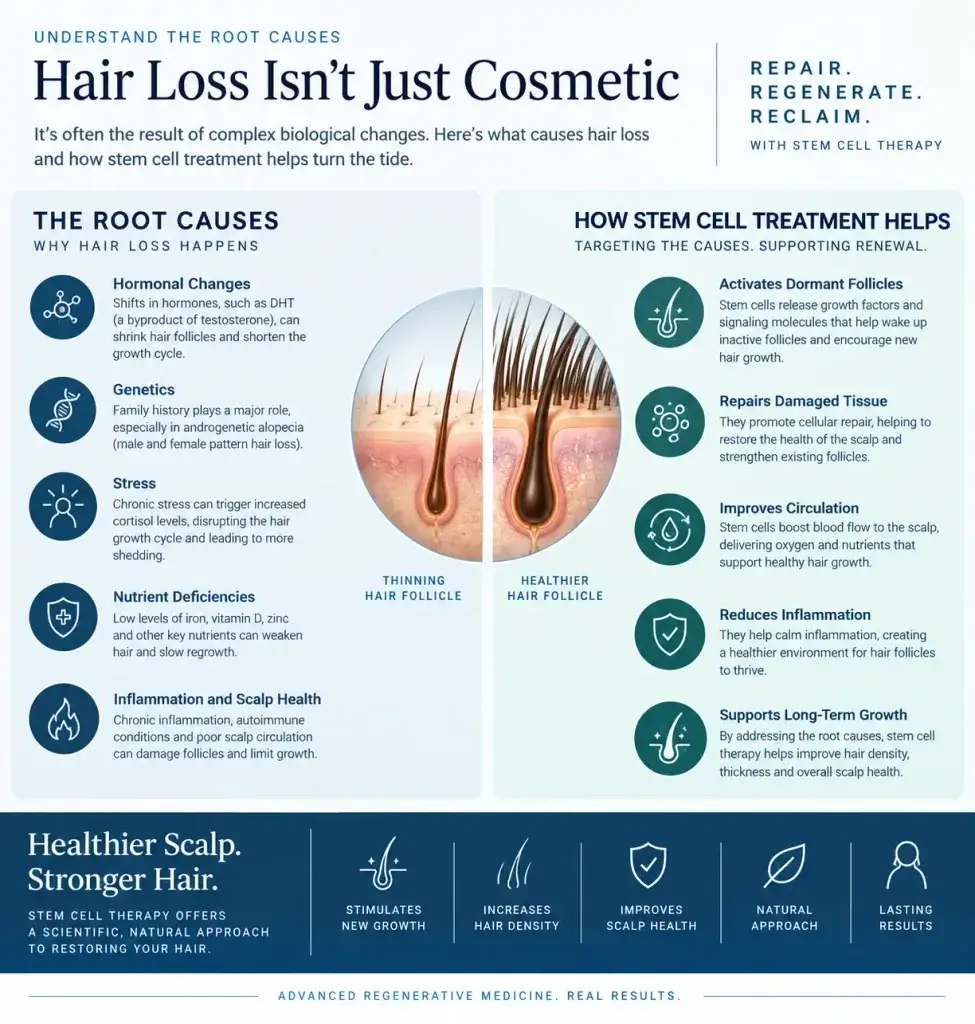 Stem cell for hair loss treatment