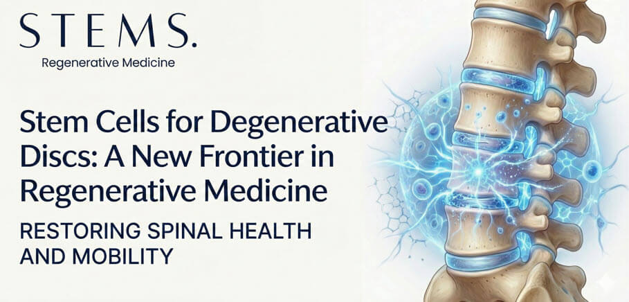 Stem cells for degenerative disc disease - blog title card