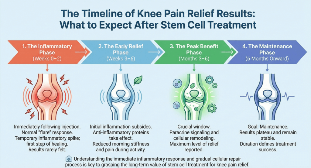Stem cell knee treatment timeline